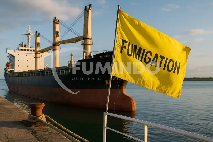 bendera fumigasi kapal