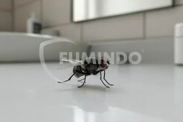 serangga kecil hitam di kamar mandi