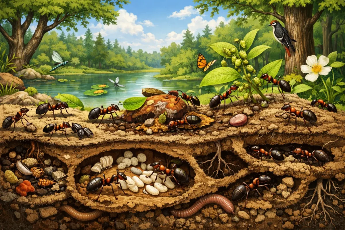 peran semut dalam ekosistem